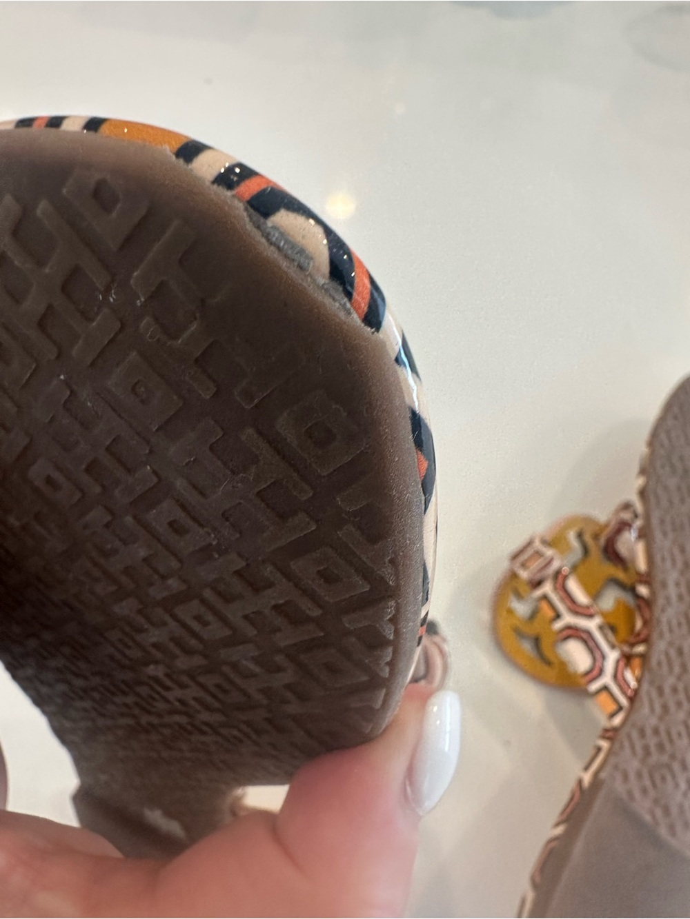 Tory Burch Patterned Miller Sandals - Picture 4 of 5